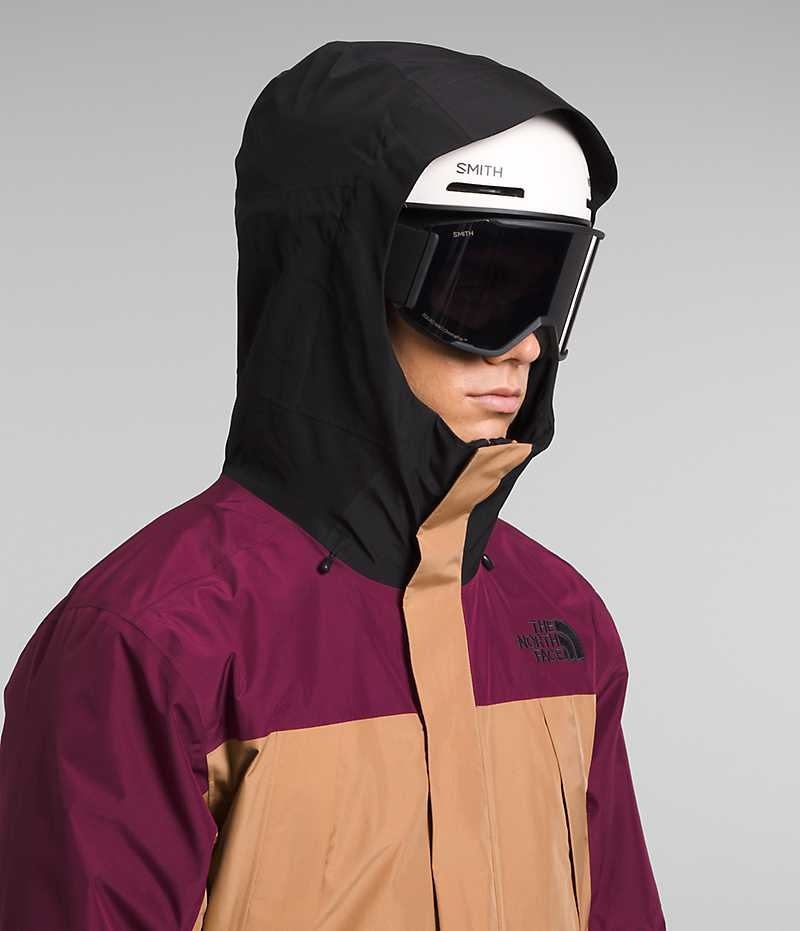 Vestes Isolées The North Face Clement Triclimate® Homme Beige Fushia | FRANCE LKING