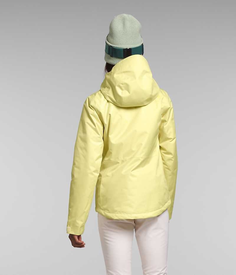 Vestes Isolées The North Face Clementine Triclimate® Femme Jaune | FRANCE XZQPJ