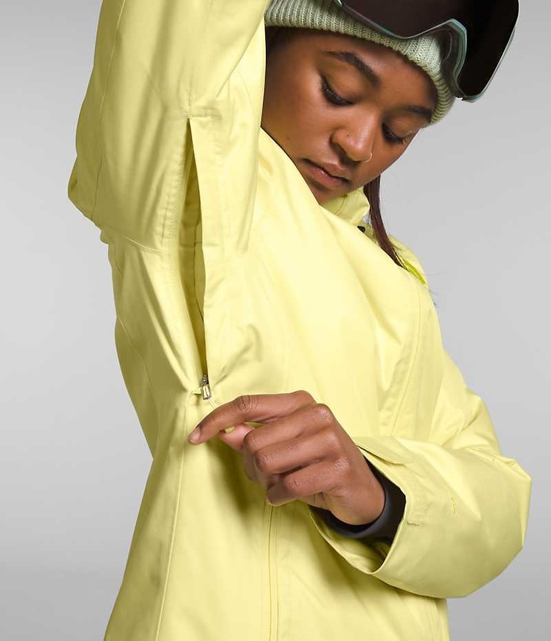 Vestes Isolées The North Face Clementine Triclimate® Femme Jaune | FRANCE XZQPJ