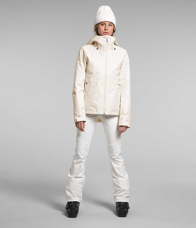 Vestes Isolées The North Face Clementine Triclimate® Femme Blanche | FR LAYSG