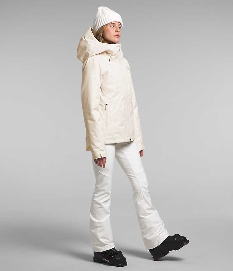 Vestes Isolées The North Face Clementine Triclimate® Femme Blanche | FR LAYSG