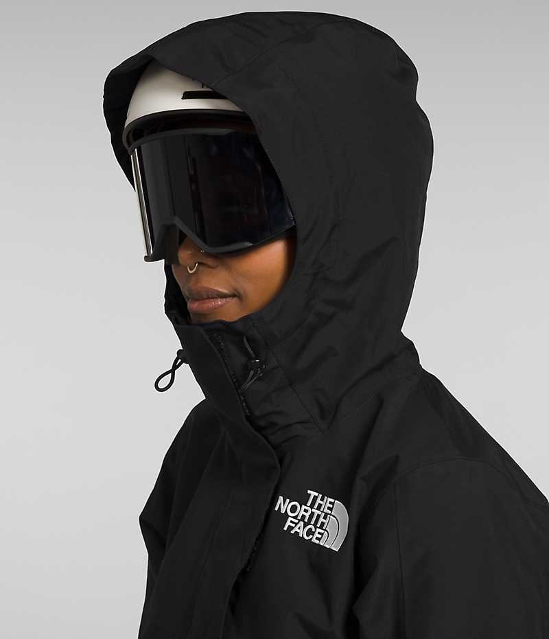 Vestes Isolées The North Face Driftview Anorak Femme Noir | FRANCE YZVTM