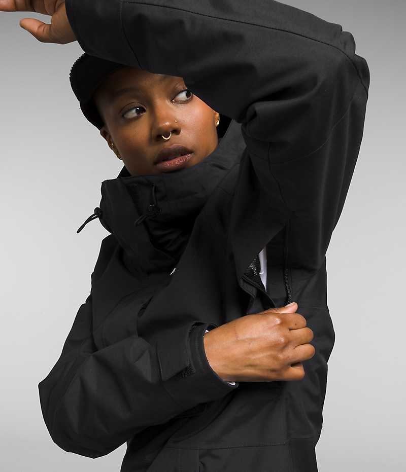 Vestes Isolées The North Face Driftview Anorak Femme Noir | FRANCE YZVTM