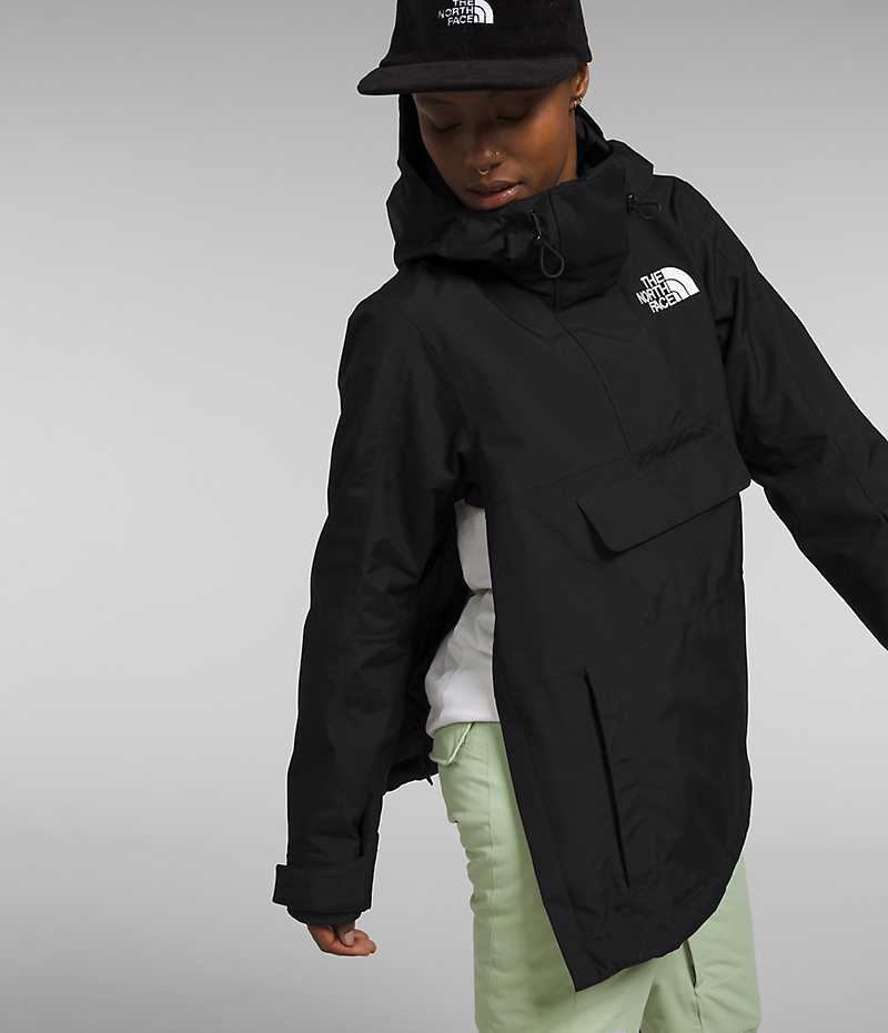 Vestes Isolées The North Face Driftview Anorak Femme Noir | FRANCE YZVTM