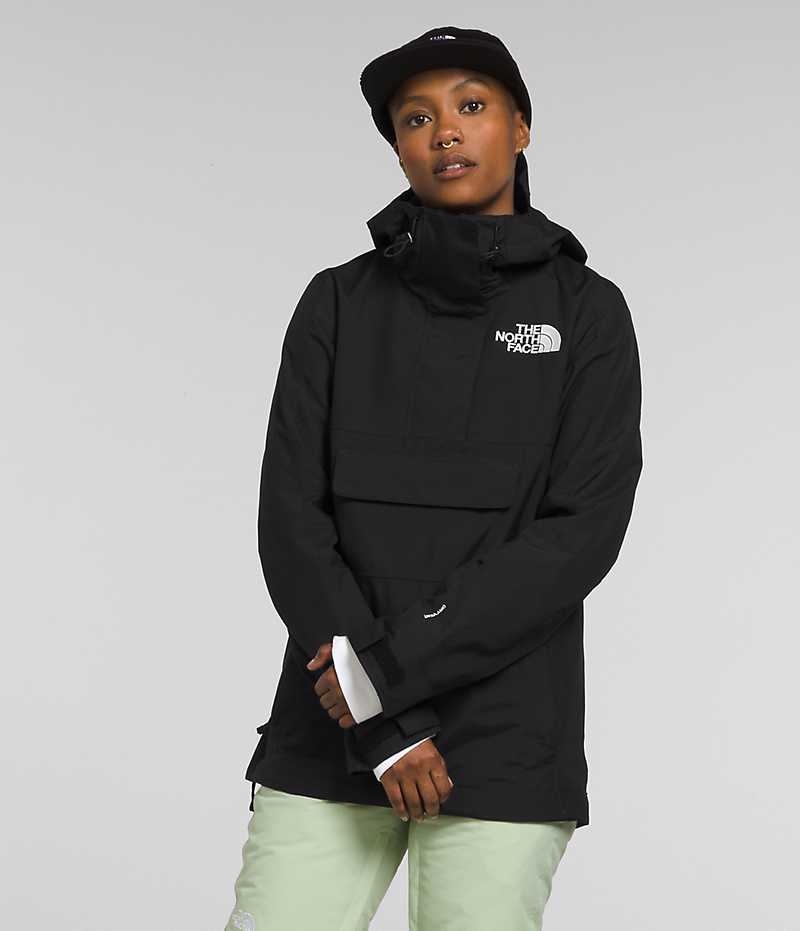 Vestes Isolées The North Face Driftview Anorak Femme Noir | FRANCE YZVTM