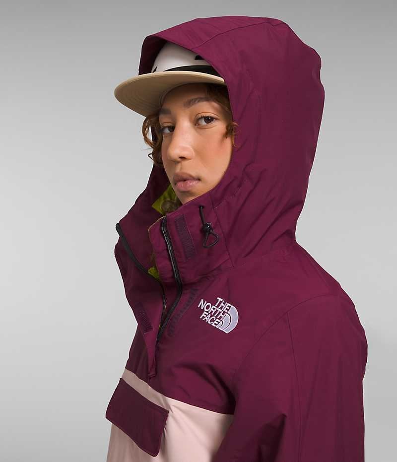 Vestes Isolées The North Face Driftview Anorak Femme Rose | FRANCE QIMKX