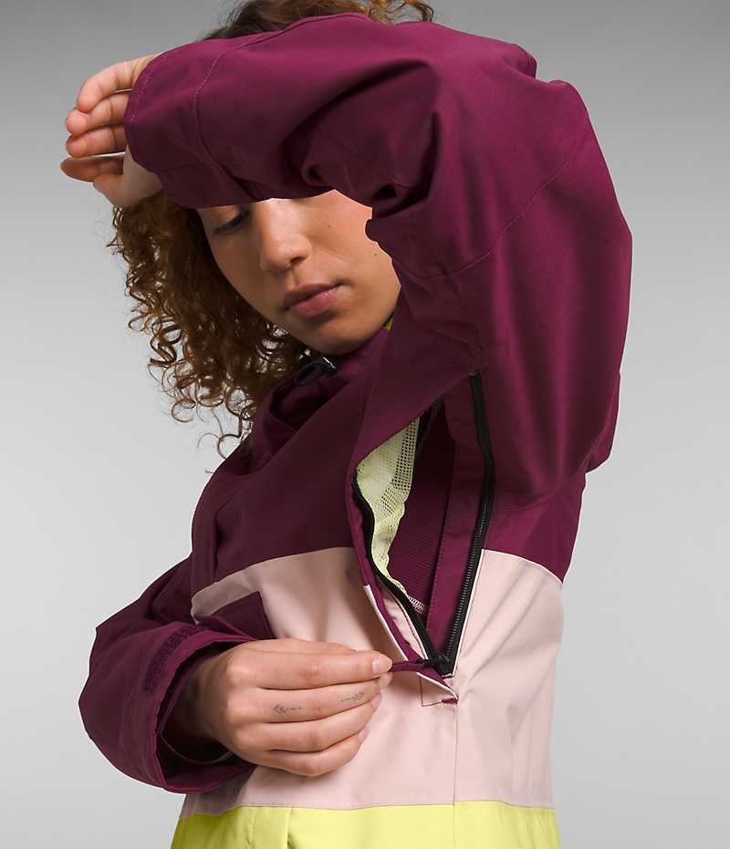 Vestes Isolées The North Face Driftview Anorak Femme Rose | FRANCE QIMKX