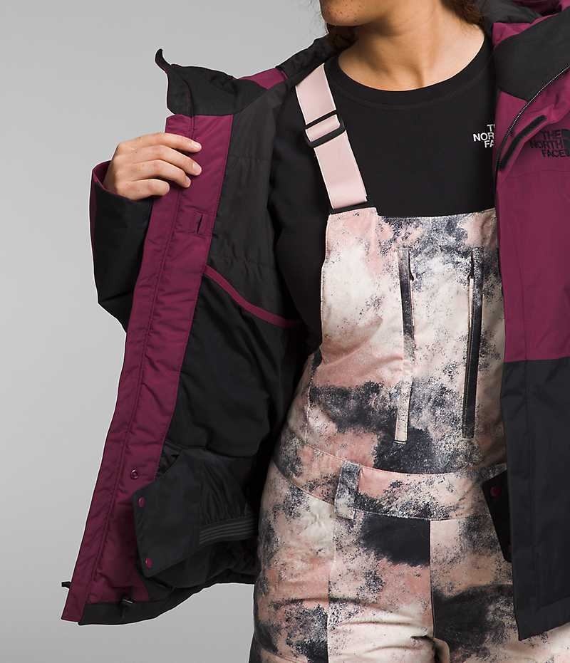 Vestes Isolées The North Face Freedom Femme Rouge Noir | FRANCE FNDLM