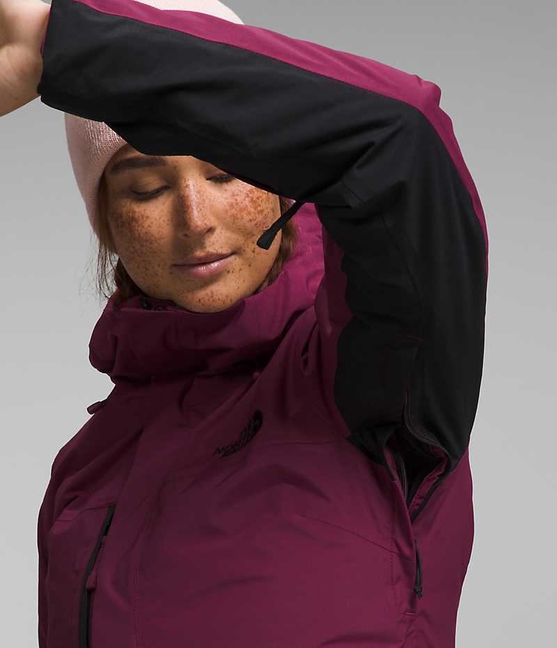 Vestes Isolées The North Face Freedom Femme Rouge Noir | FRANCE FNDLM
