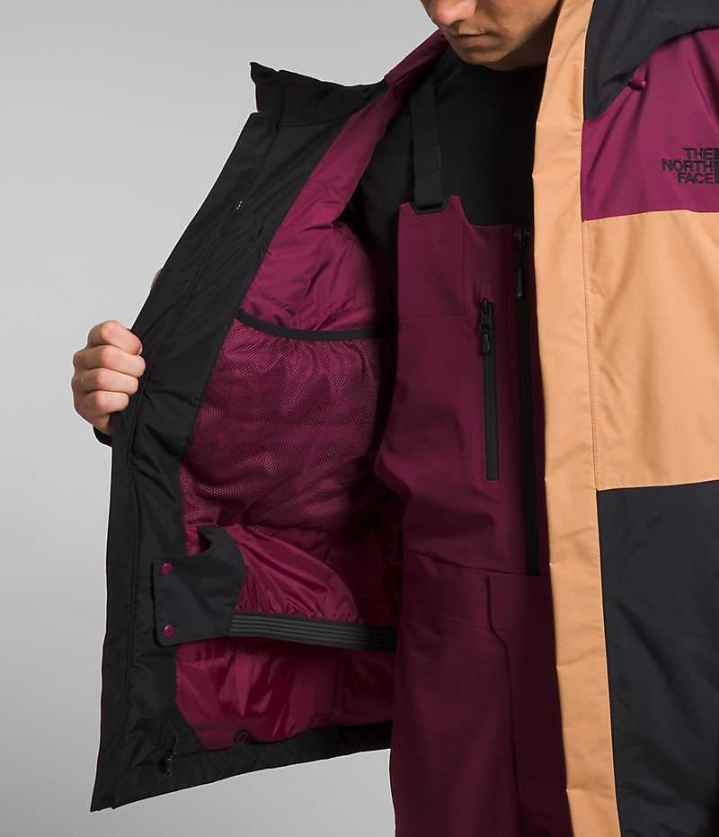 Vestes Isolées The North Face Freedom Homme Beige Fushia | FRANCE QYARV