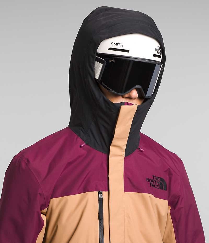 Vestes Isolées The North Face Freedom Homme Beige Fushia | FRANCE QYARV