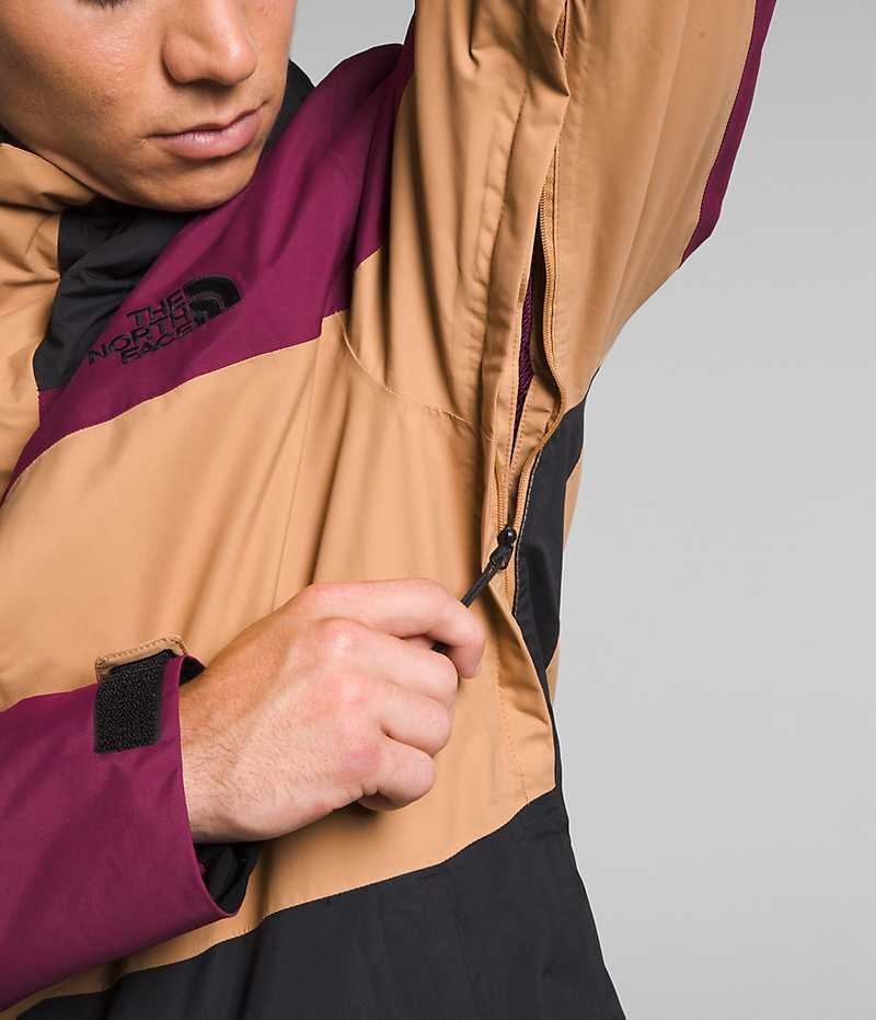 Vestes Isolées The North Face Freedom Homme Beige Fushia | FRANCE QYARV