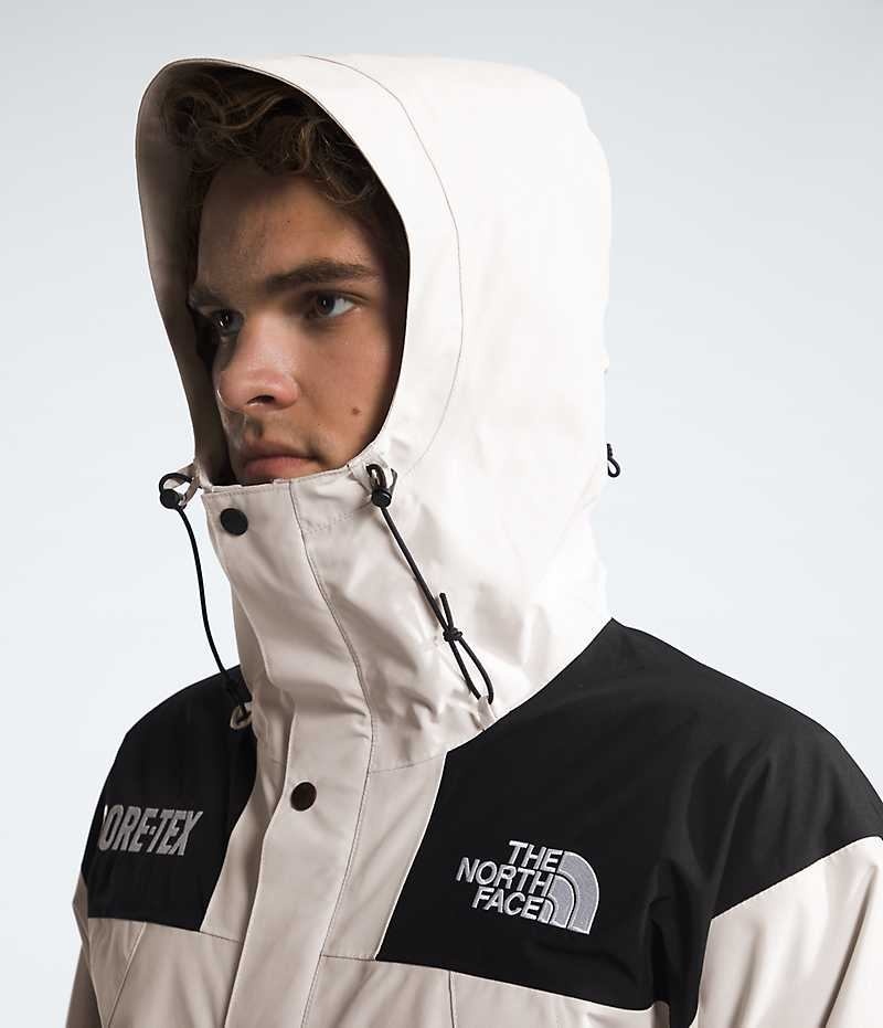 Vestes Isolées The North Face GTX Mountain Homme Blanche Noir | PARIS FPUKZ