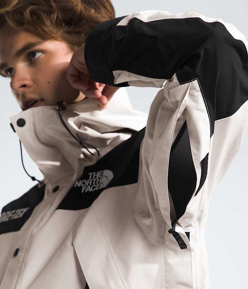 Vestes Isolées The North Face GTX Mountain Homme Blanche Noir | PARIS FPUKZ