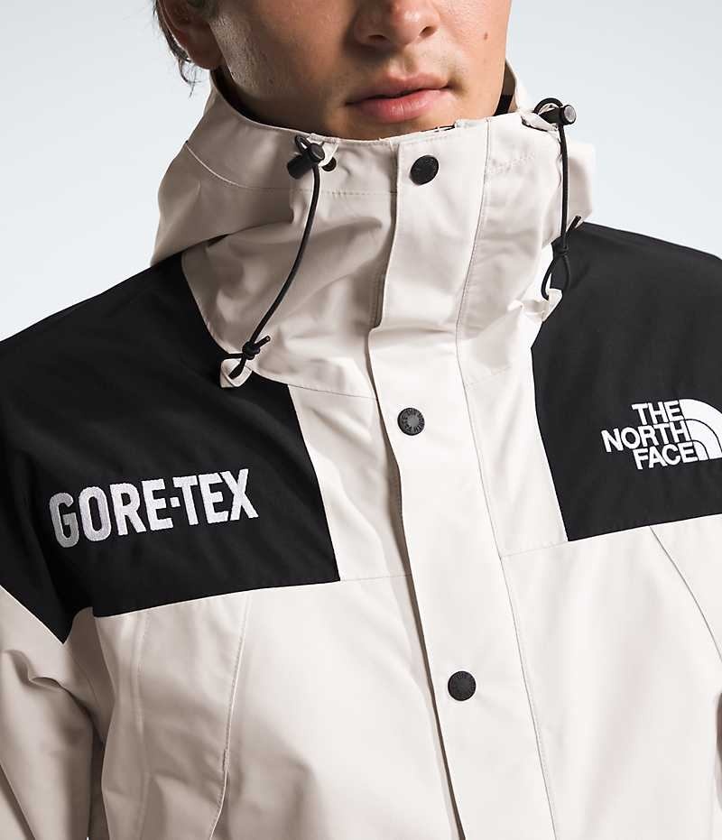 Vestes Isolées The North Face GTX Mountain Homme Blanche Noir | PARIS FPUKZ