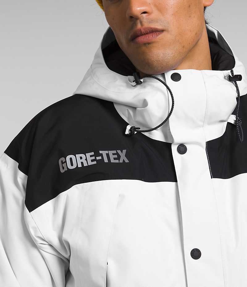 Vestes Isolées The North Face GTX Mountain Guide Homme Blanche Noir | FRANCE CUTWL
