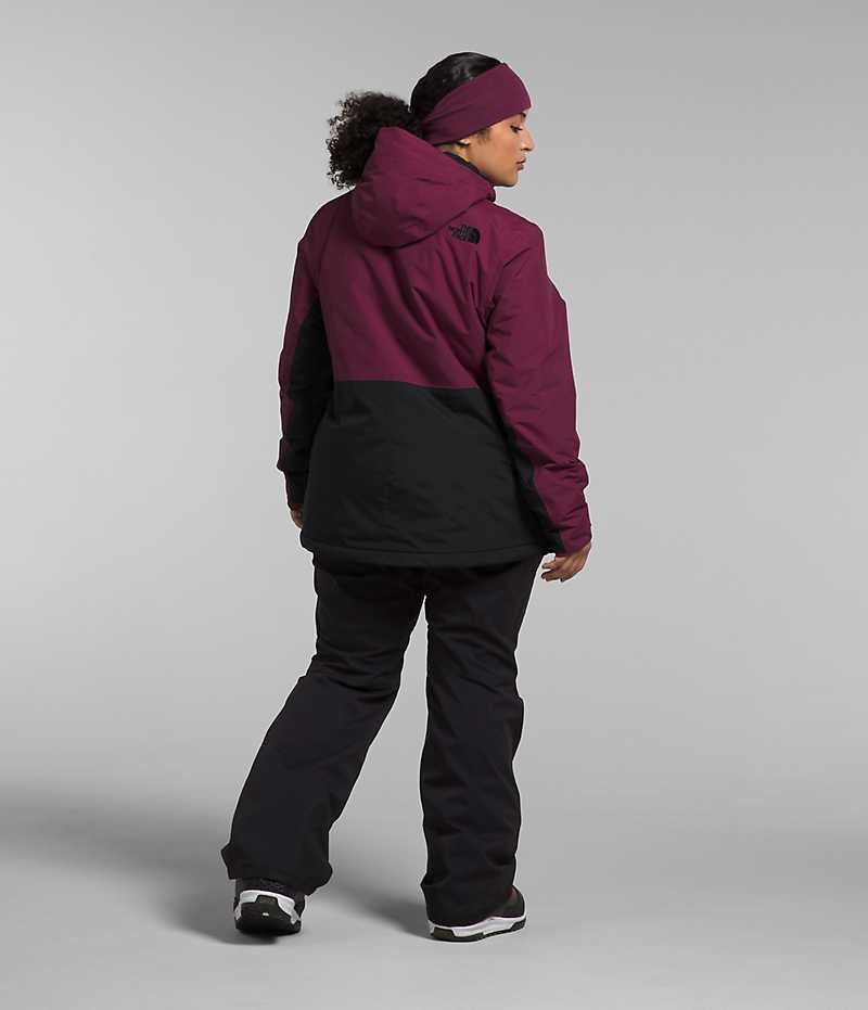 Vestes Isolées The North Face Plus Freedom Femme Fushia Noir | PARIS ERCUM