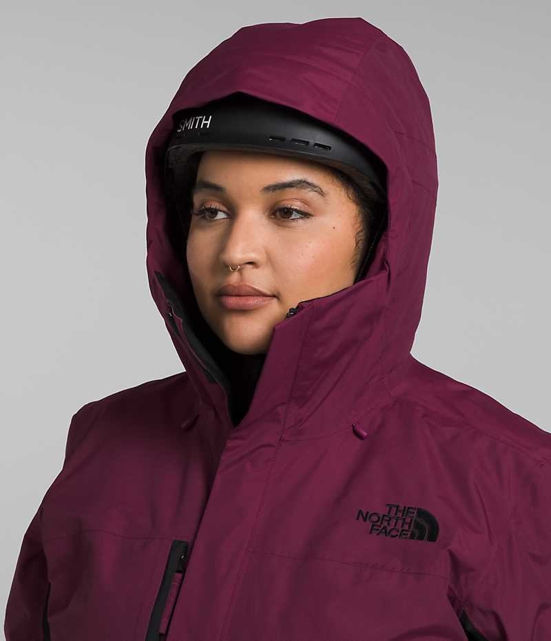 Vestes Isolées The North Face Plus Freedom Femme Fushia Noir | PARIS ERCUM