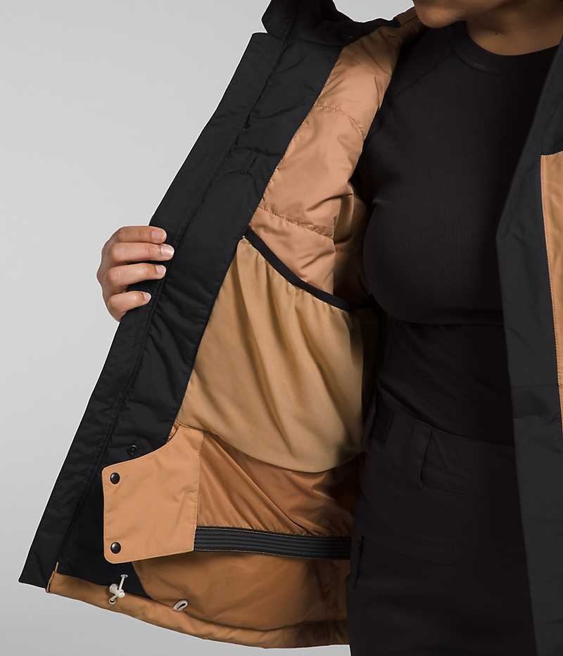 Vestes Isolées The North Face Plus Freedom Femme Kaki Noir | FR RGKJZ