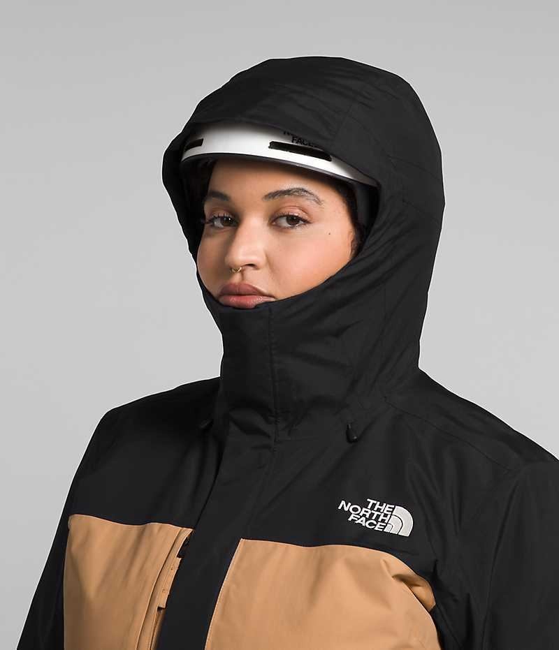 Vestes Isolées The North Face Plus Freedom Femme Kaki Noir | FR RGKJZ