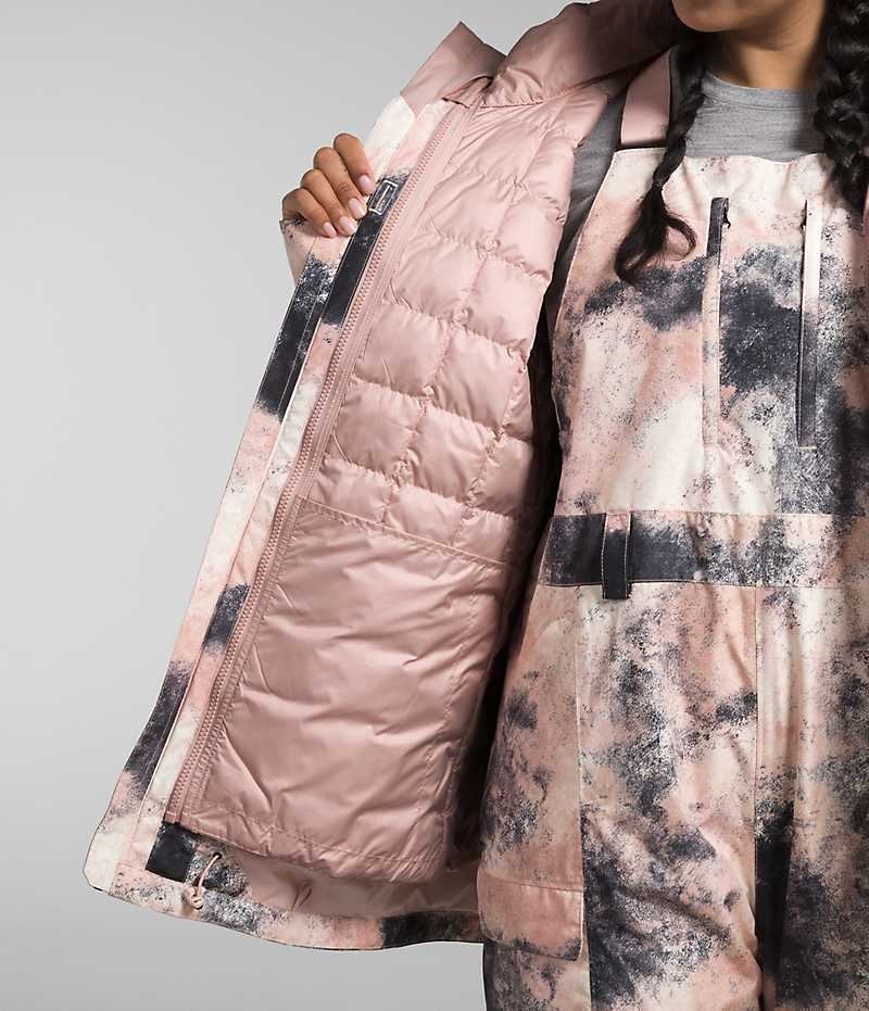Vestes Isolées The North Face Plus ThermoBall™ Eco Snow Triclimate® Femme Rose | FR KEGOT