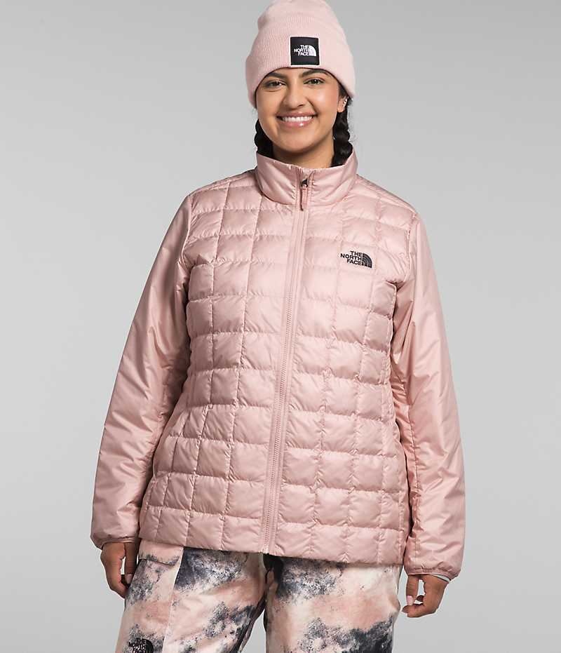 Vestes Isolées The North Face Plus ThermoBall™ Eco Snow Triclimate® Femme Rose | FR KEGOT