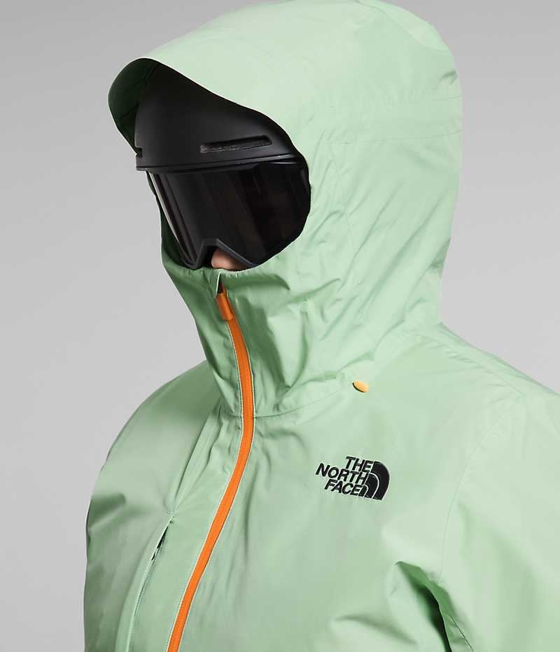 Vestes Isolées The North Face Plus ThermoBall™ Eco Snow Triclimate® Femme Menthe | FR QWHPI