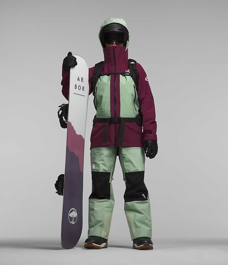 Vestes Isolées The North Face Summit Series Verbier GTX Femme Fushia Menthe | FR WSLHN
