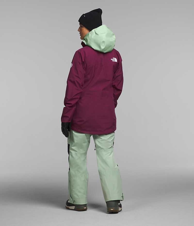 Vestes Isolées The North Face Summit Series Verbier GTX Femme Fushia Menthe | FR WSLHN