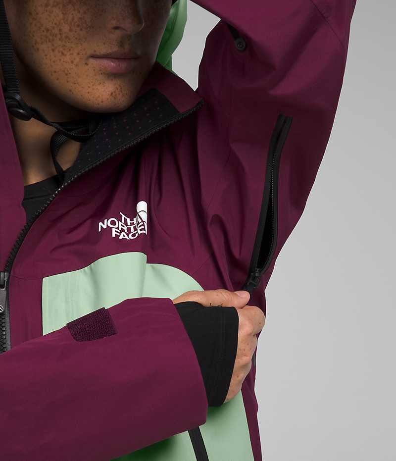 Vestes Isolées The North Face Summit Series Verbier GTX Femme Fushia Menthe | FR WSLHN