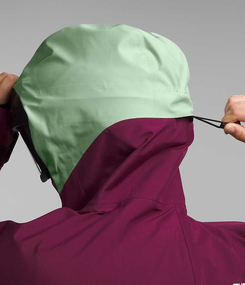 Vestes Isolées The North Face Summit Series Verbier GTX Femme Fushia Menthe | FR WSLHN