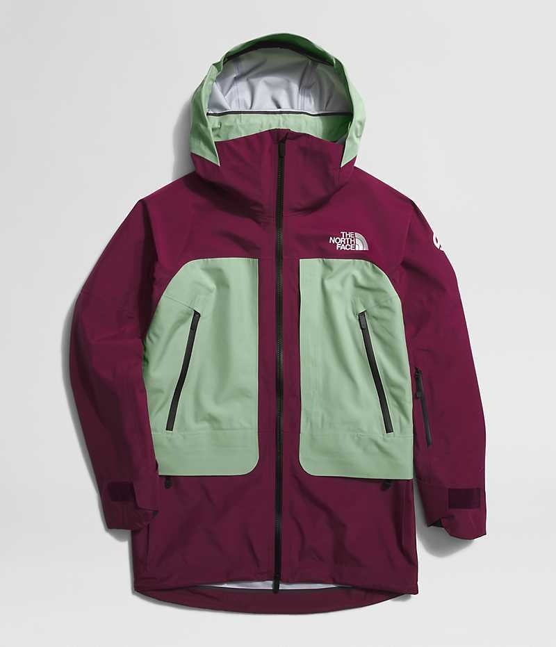 Vestes Isolées The North Face Summit Series Verbier GTX Femme Fushia Menthe | FR WSLHN