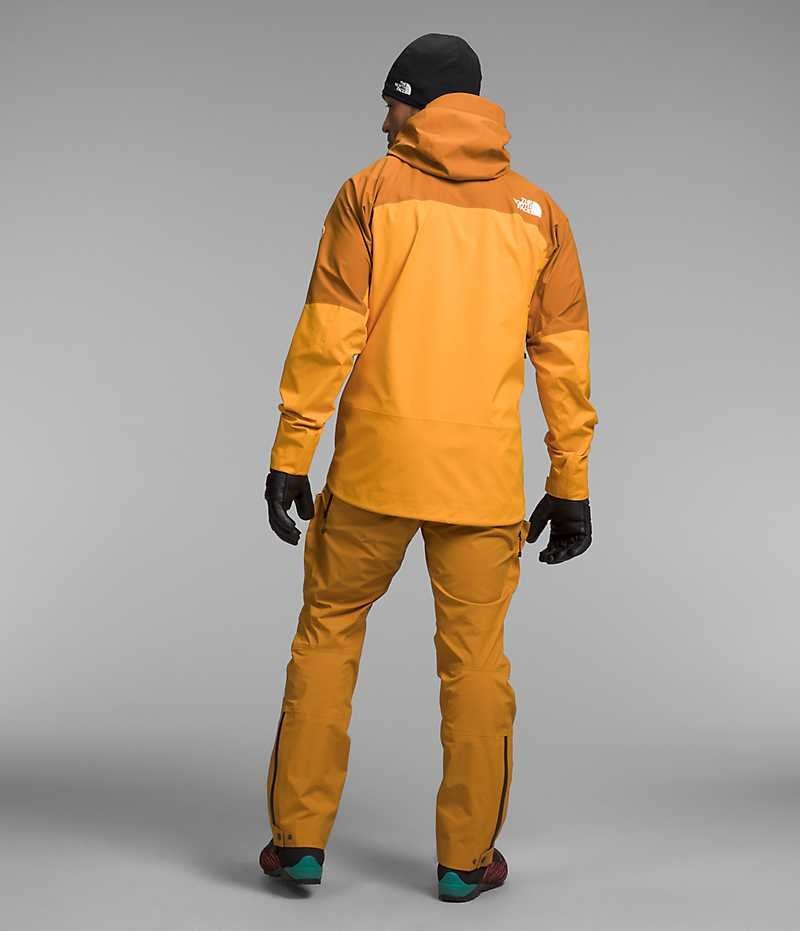 Vestes Isolées The North Face Summit Series Pumori GTX Pro Homme Doré Jaune | FR IDZRP