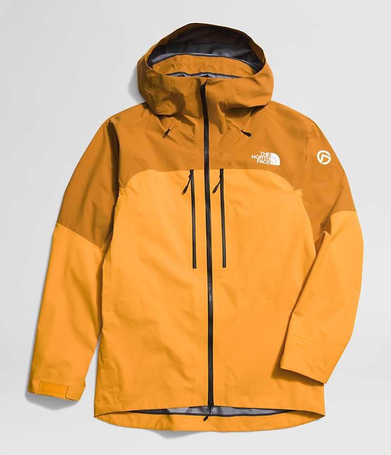 Vestes Isolées The North Face Summit Series Pumori GTX Pro Homme Doré Jaune | FR IDZRP