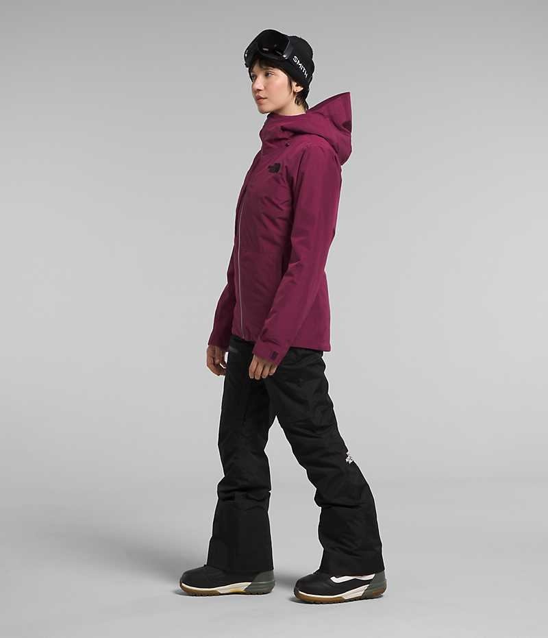 Vestes Isolées The North Face ThermoBall™ Eco Snow Triclimate® Femme Fushia | PARIS NCAHV