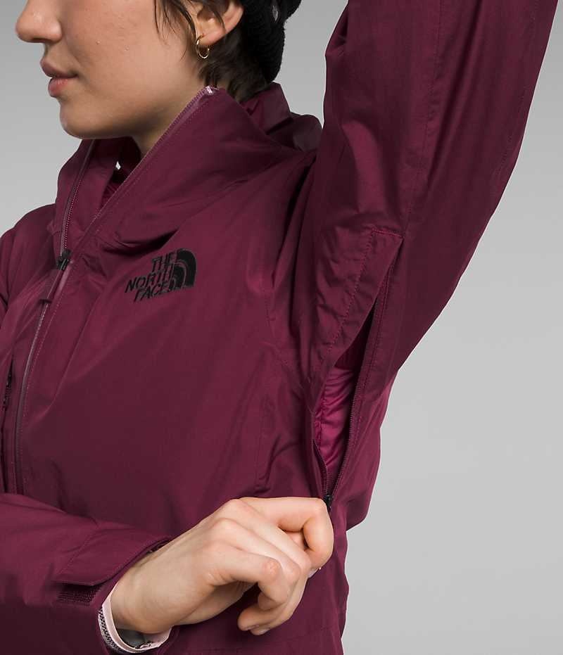 Vestes Isolées The North Face ThermoBall™ Eco Snow Triclimate® Femme Fushia | PARIS NCAHV