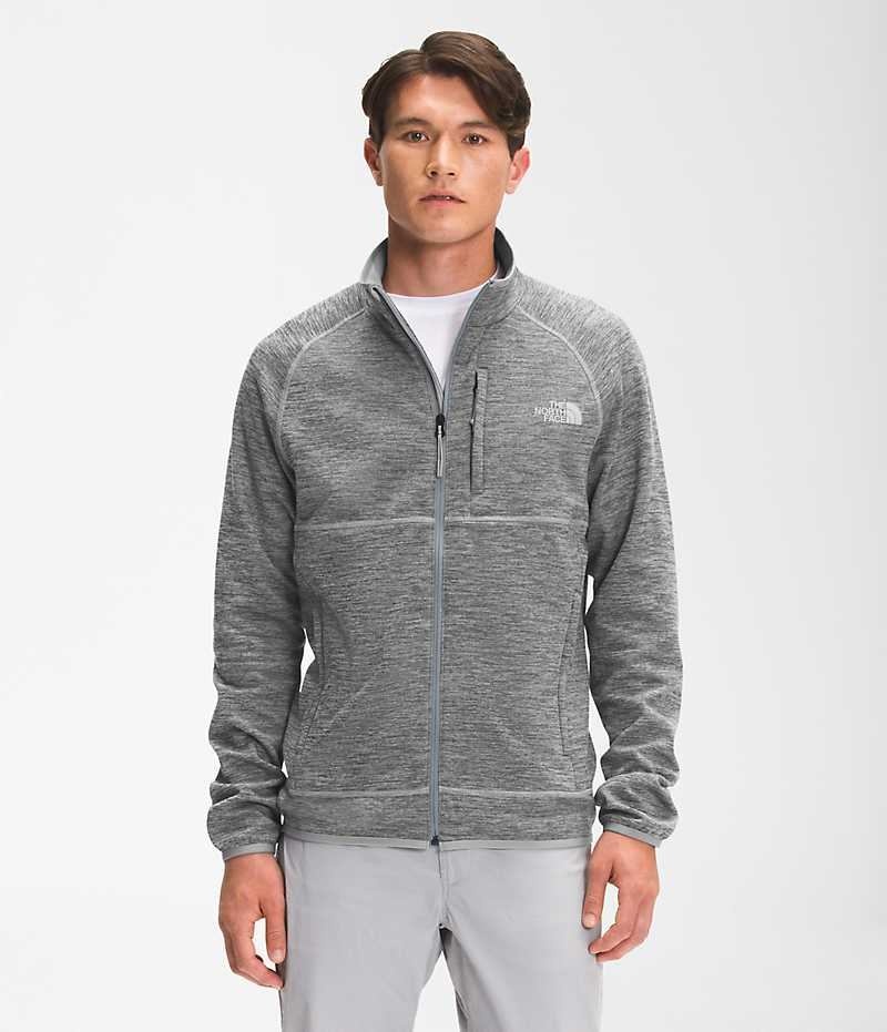Vestes Polaires The North Face Canyonlands Full-Zip Homme Grise | PARIS ZRBXL