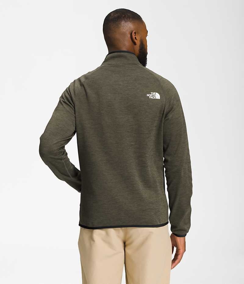 Vestes Polaires The North Face Canyonlands Full-Zip Homme Vert Olive | FR QBLFA