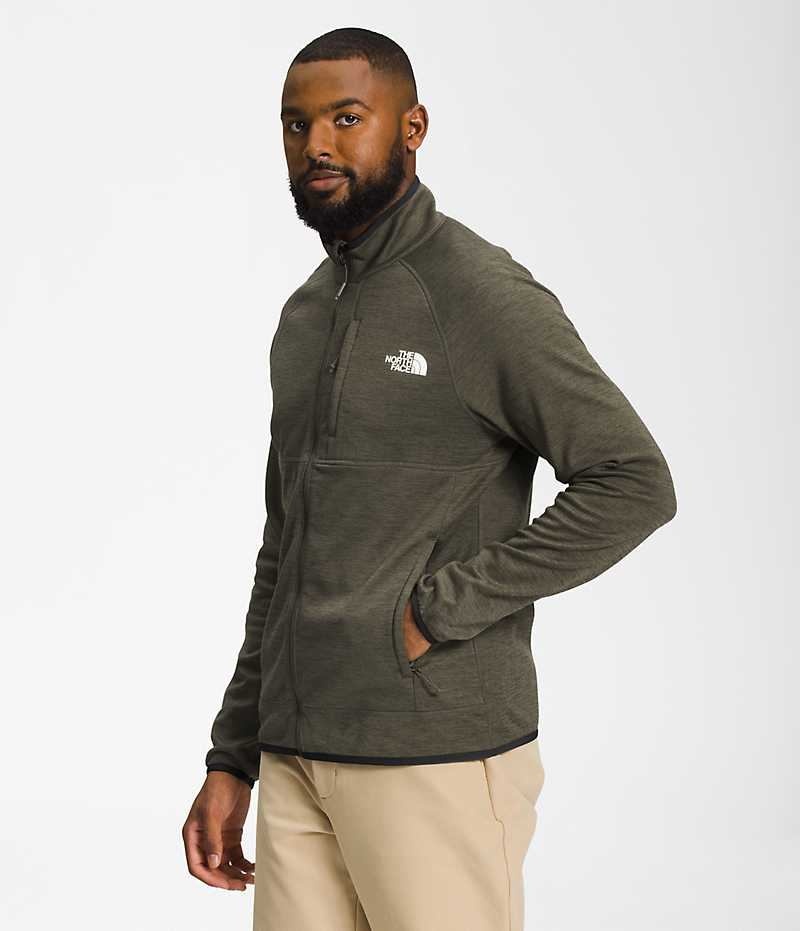 Vestes Polaires The North Face Canyonlands Full-Zip Homme Vert Olive | FR QBLFA