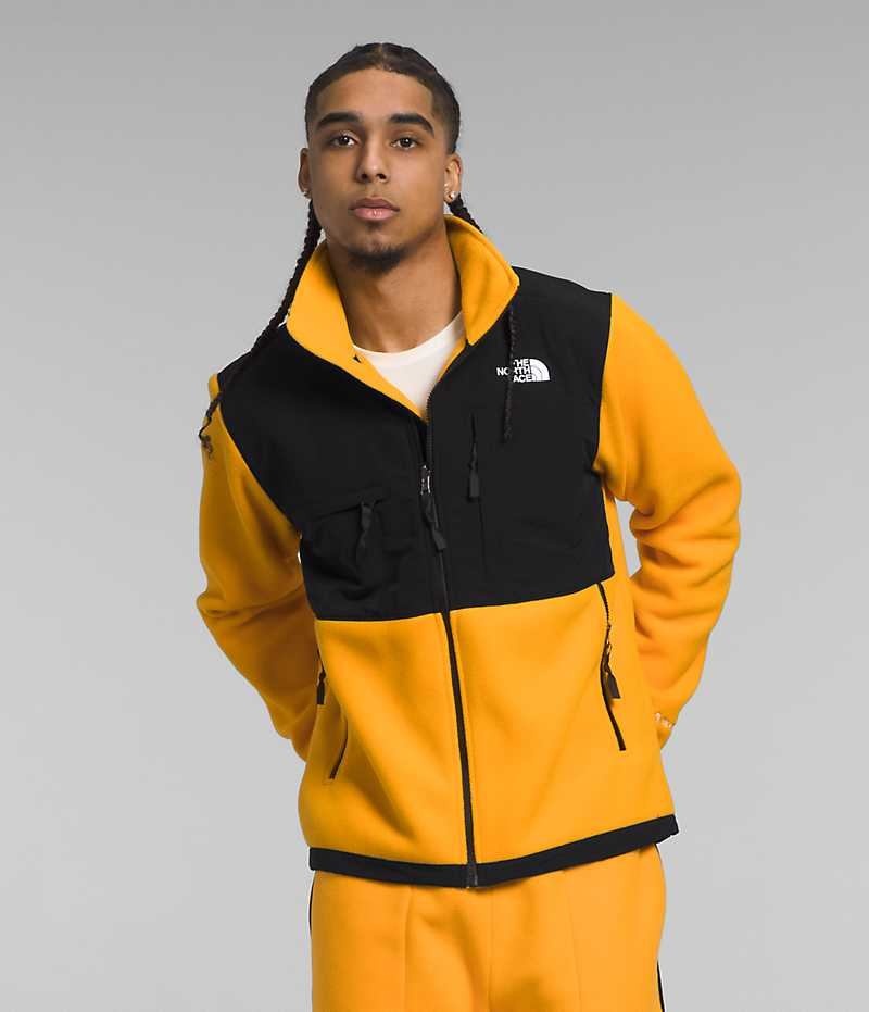 Vestes Polaires The North Face Denali Homme Doré Noir | FR HZGSY