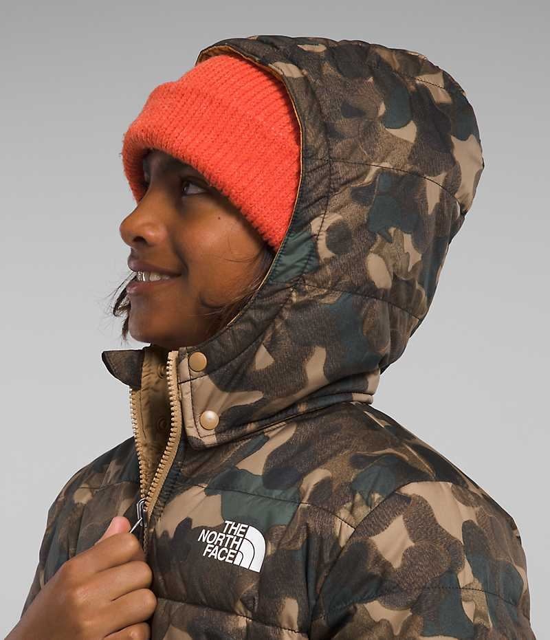 Vestes Polaires The North Face Reversible Mt Chimbo Full-Zip Encapuchonné Garcon Camouflage | FR ZAHUK