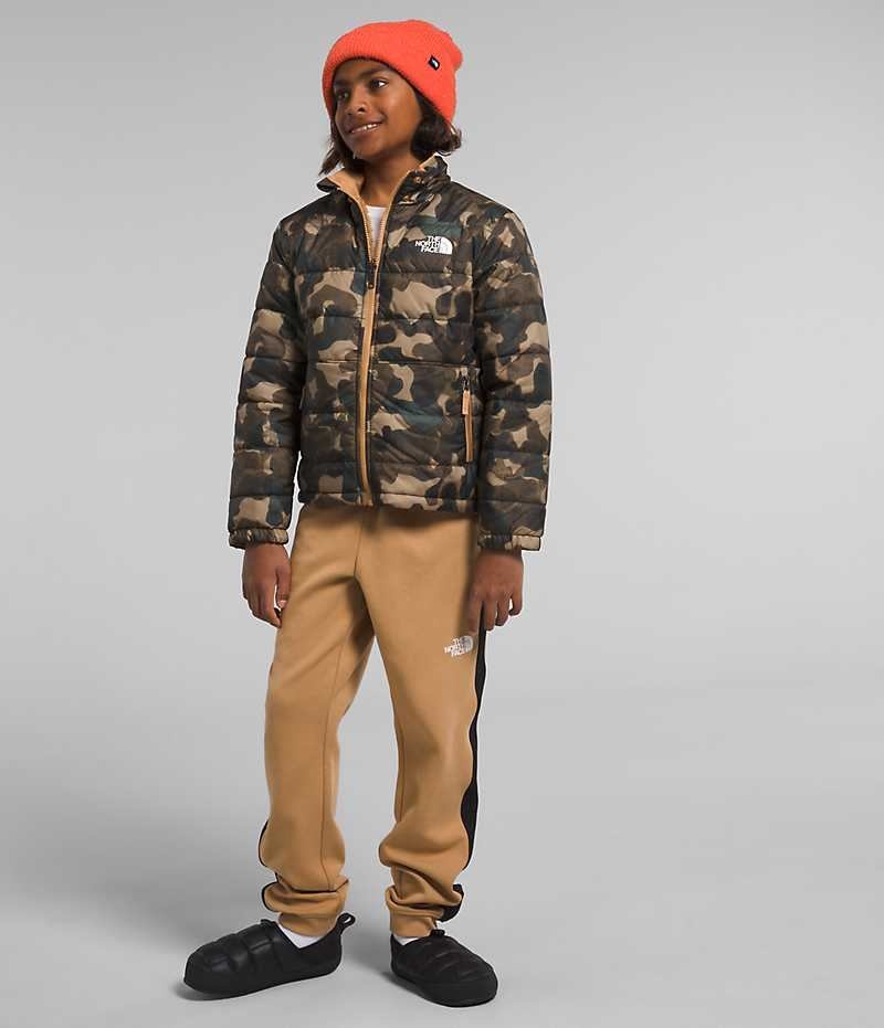 Vestes Polaires The North Face Reversible Mt Chimbo Full-Zip Encapuchonné Garcon Camouflage | FR ZAHUK