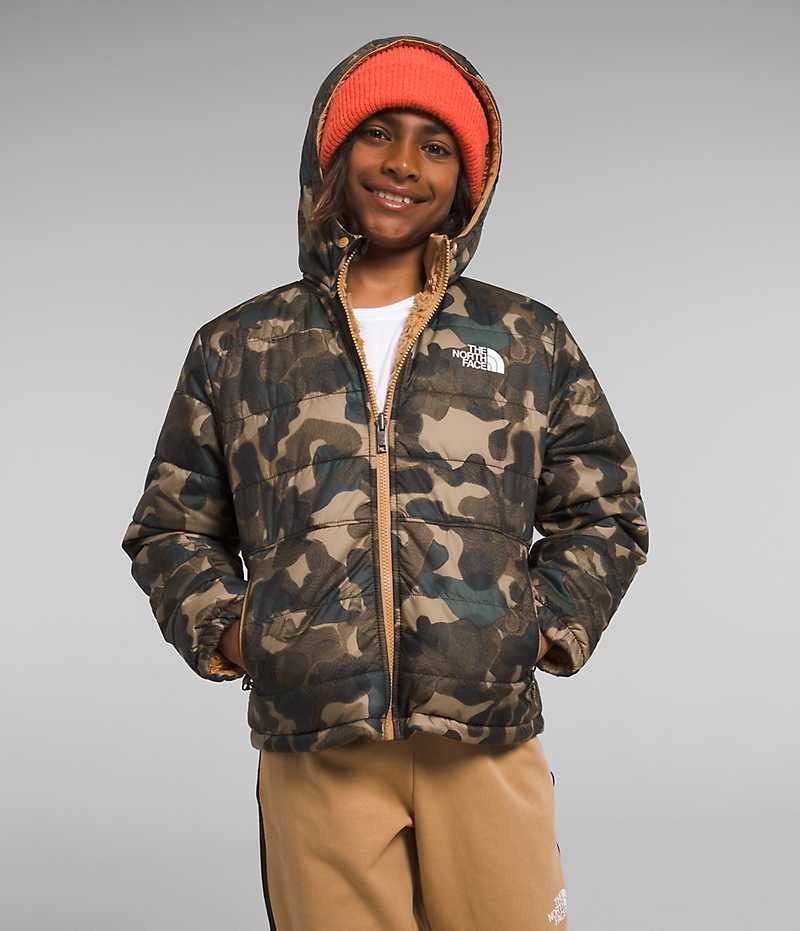 Vestes Polaires The North Face Reversible Mt Chimbo Full-Zip Encapuchonné Garcon Camouflage | FR ZAHUK
