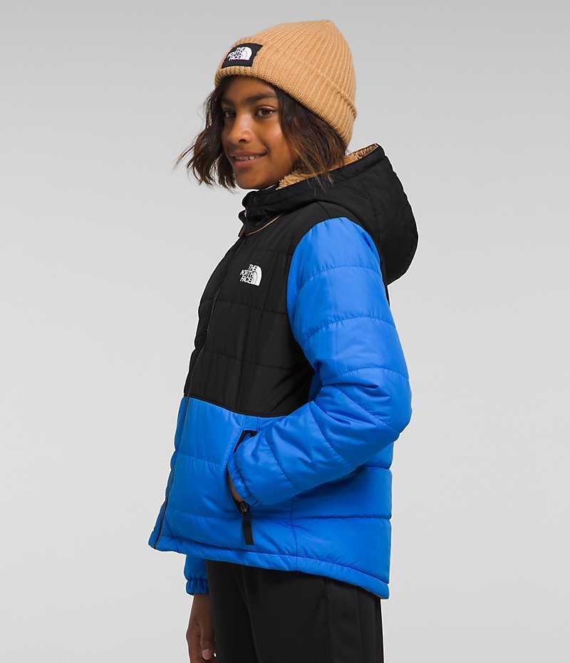 Vestes Polaires The North Face Reversible Mt Chimbo Full-Zip Encapuchonné Garcon Bleu | FRANCE ECSOP