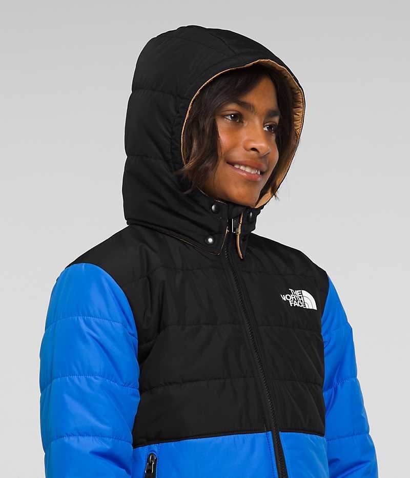 Vestes Polaires The North Face Reversible Mt Chimbo Full-Zip Encapuchonné Garcon Bleu | FRANCE ECSOP