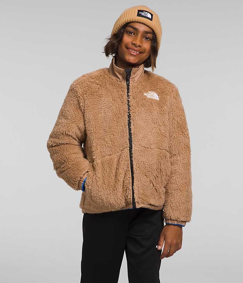 Vestes Polaires The North Face Reversible Mt Chimbo Full-Zip Encapuchonné Garcon Bleu | FRANCE ECSOP