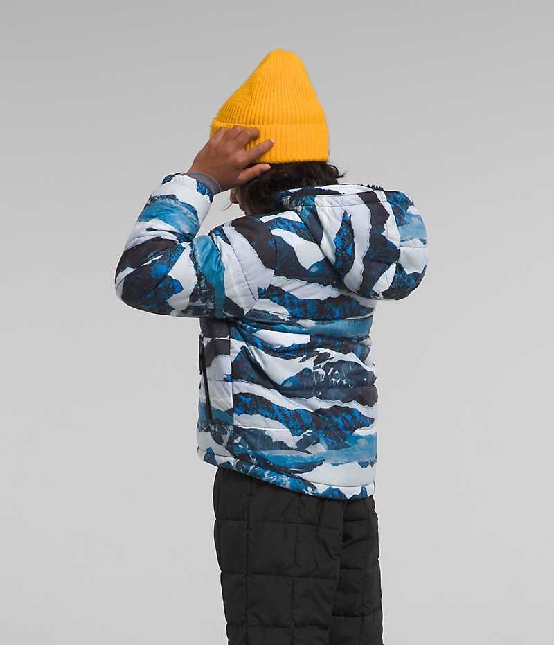 Vestes Polaires The North Face Reversible Mt Chimbo Full-Zip Encapuchonné Garcon Bleu | PARIS SXZEB