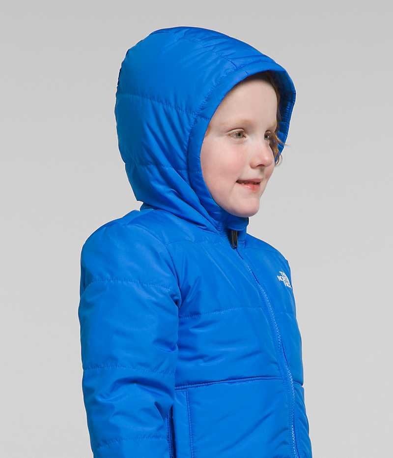 Vestes Polaires The North Face Reversible Mt Chimbo Full-Zip Encapuchonné Garcon Bleu | FR FGMXW