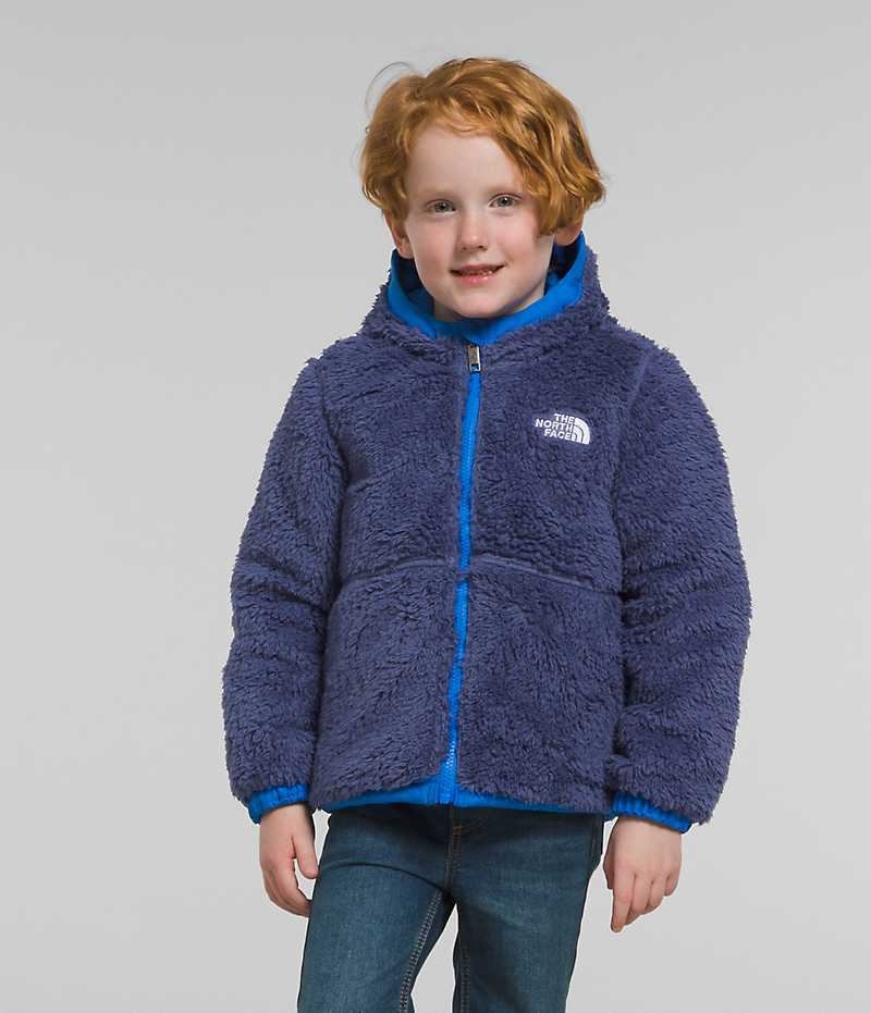 Vestes Polaires The North Face Reversible Mt Chimbo Full-Zip Encapuchonné Garcon Bleu | FR FGMXW