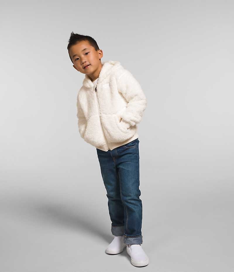 Vestes Polaires The North Face Suave Oso Full-Zip Hoodie Garcon Blanche | FR JTZYI